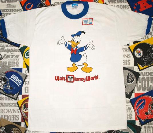 Vintage 1980s Walt Disney Donald Duck T-Shirt NOS Never Worn