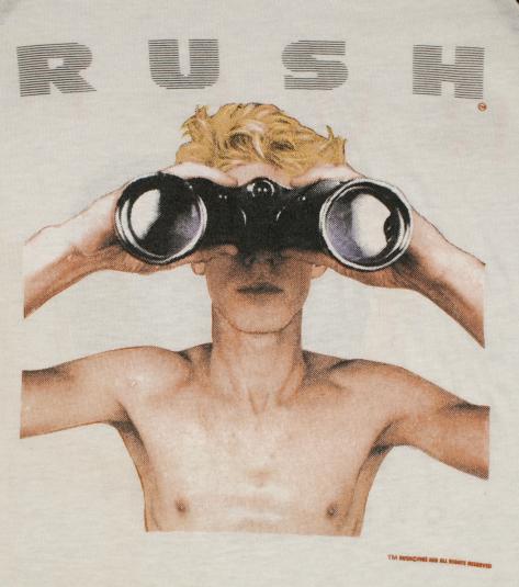 Vintage 1986 RUSH Power Windows Concert Tour Shirt 1980s ps