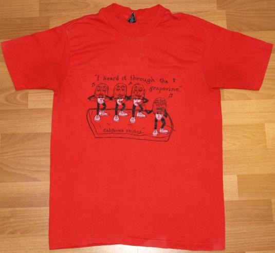 Vintage 1980s California Raisins Grapevine T-Shirt