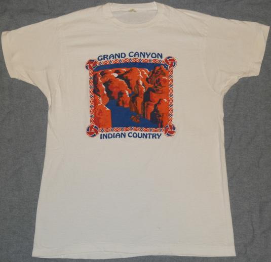 Vintage 1980s Indian Country GRAND CANYON Art T-Shirt