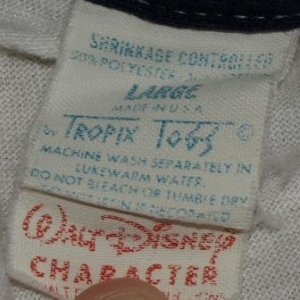 VIntage 1980s Mickey Mouse Walt Disney World Ringer T-Shirt