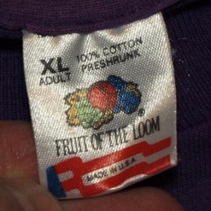 Vintage 1993 90s COACH TV Show T-shirt Purple Television