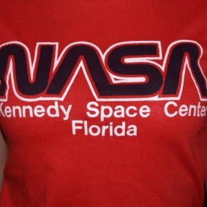 Vintage 1980s NASA Kennedy Space Center Florida Shirt