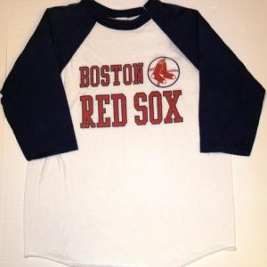 Vintage 1980s Boston Red Sox Baseball Raglan Shirt MLB