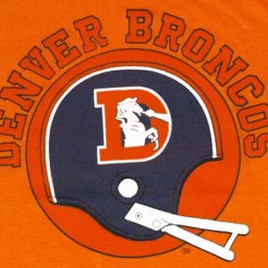 Vintage 1980s Denver Broncos NFL Football T-Shirt