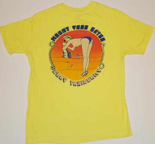 Vintage 80s NUDE Women Sexy Taxidermy Dirty T-Shirt