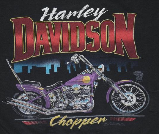 Vintage 1980s Harley Davidson Sweatshirt Biker Motorcylce