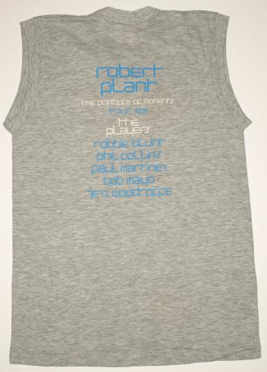 VTG 1983 ROBERT PLANT Concert Tour Shirt NEVER WORN 1980s