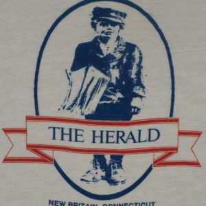 Vintage New Britain Connecticut Paper Boy 80's T-Shirt