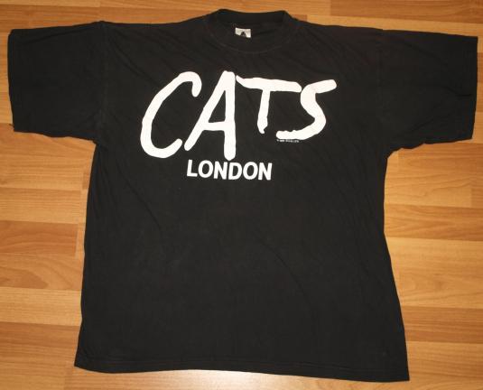 Vintage 1981 CATS London Andrew Lloyd Webber T-Shirt