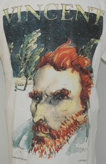 Vintage 1992 VINCENT VAN GOGH Art T-Shirt