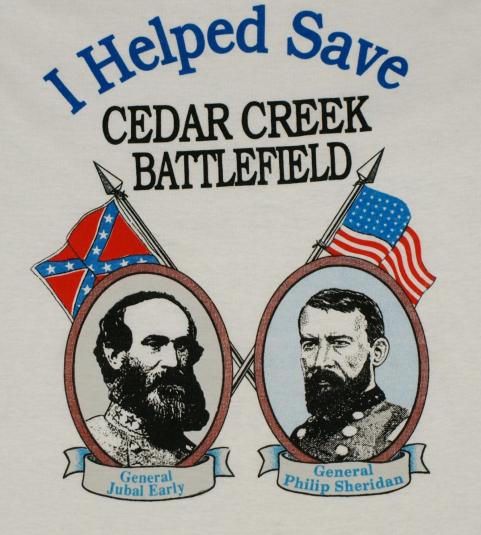 Vintage Civil War Cedar Creek Battlefield T-Shirt