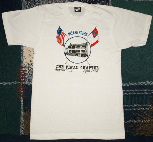 Vintage McLean House CIVIL WAR Appomattox T-Shirt