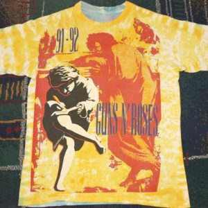 Vintage 1991-92 Guns 'N Roses G&R Use Illusion T-Shirt