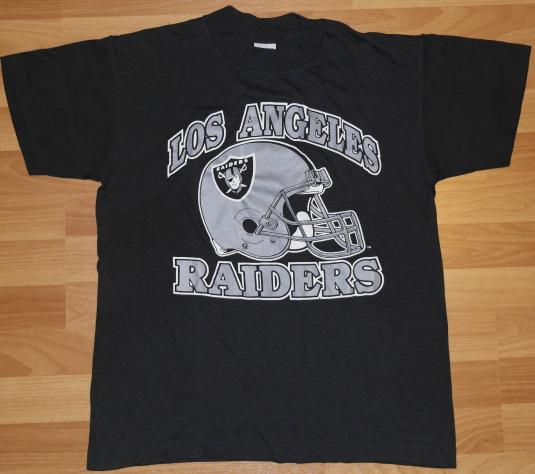Vintage 1980s Los Angeles LA RAIDERS NFL Football T-Shirt