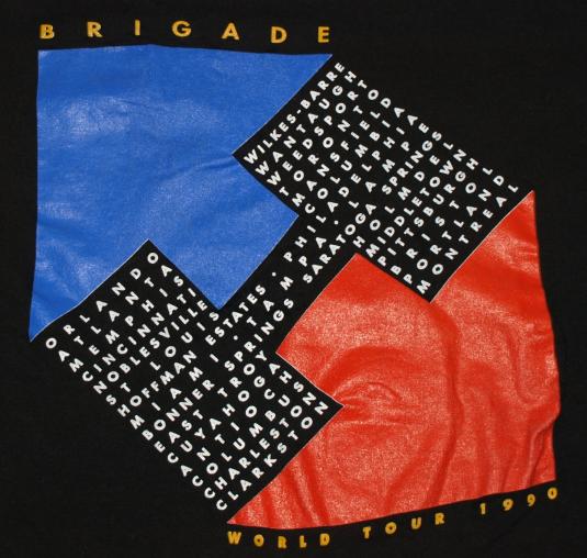Vintage 1990 HEART Brigade Tour T-Shirt Concert Shirt Rock