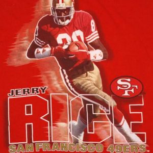 Vintage San Francisco 49ers Jerry Rice NFL Football T-Shirt