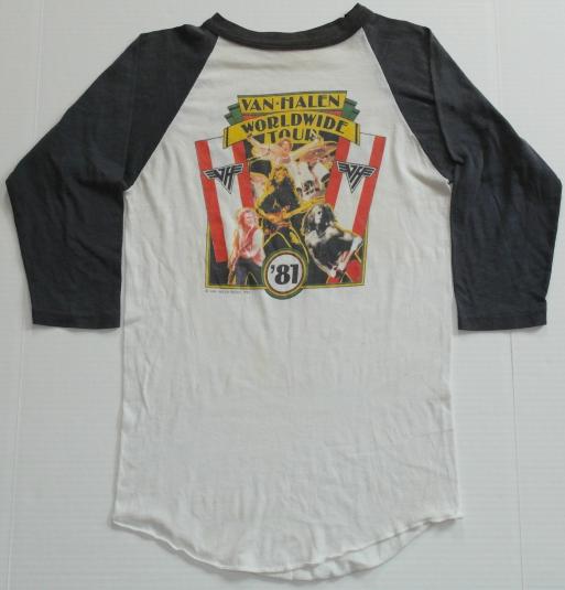 VAN HALEN SizeSize ML Rare Vintage Shirt  Unworn Cotton Shirt 100/% Original 1986