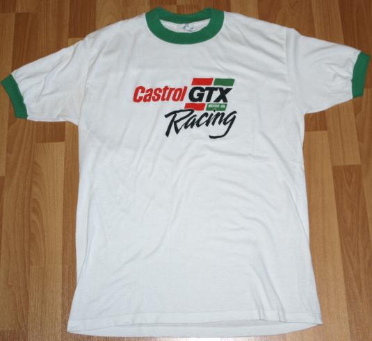 Castrol GTX Auto Racing Motor Oil Nascar T-Shirt