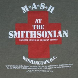 Vintage 1980s MASH at the Smithsonian T Shirt