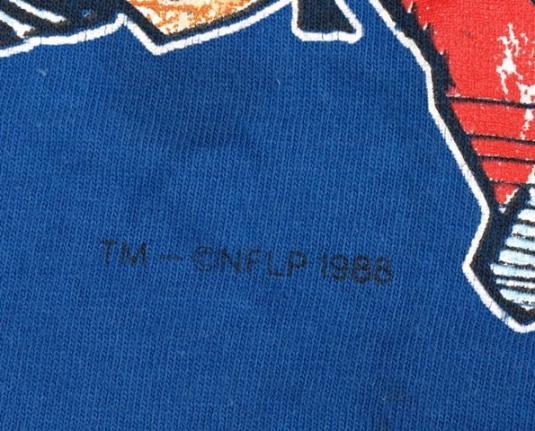 1988 New England Patriots Mascot T Shirt