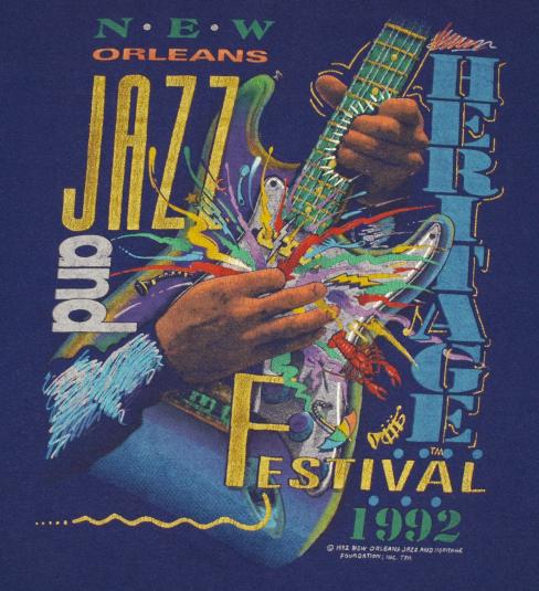 Vintage 1992 New Orleans Jazz Festival T-Shirt