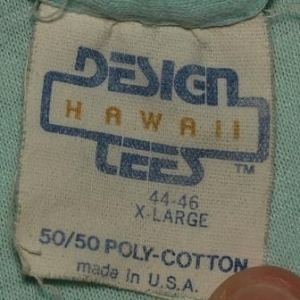 Vintage 1980s Hawaii Palm Tree Surf Beach T-Shirt