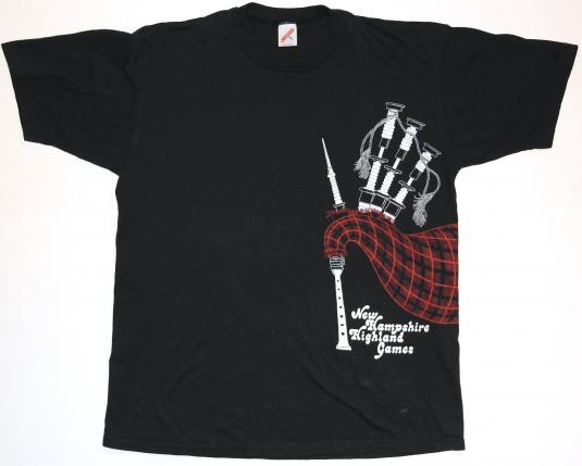 Vintage 1980s New Hampshire BAGPIPES COSTUME T-Shirt