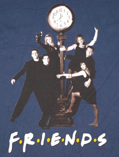Vintage 1990s FRIENDS TV Television Show T-shirt 90s