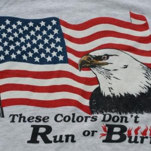 Vintage USA American Flag Bald Eagle T Shirt