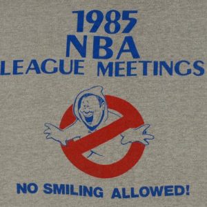 Vintage 1980s NBA Basketball League Meetings T-shirt