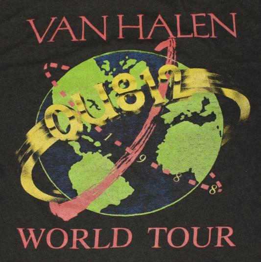 Vintage 1988 VAN HALEN OU912 Concert Tour T-Shirt
