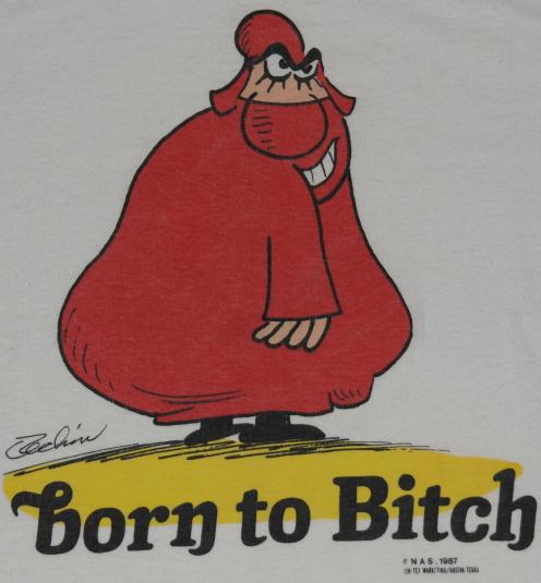 Vintage 1980s Grossie Crock Comic Strip T-Shirt