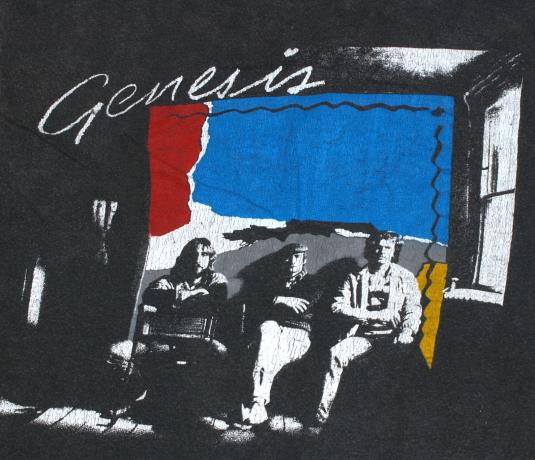 Vintage 1981 GENESIS Abacab Concert Tour T-Shirt 80s
