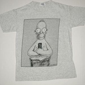 Vintage 1994 Homer Simpson CK 2-Sided T-Shirt