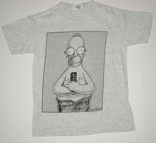 Vintage 1994 Homer Simpson CK 2-Sided T-Shirt