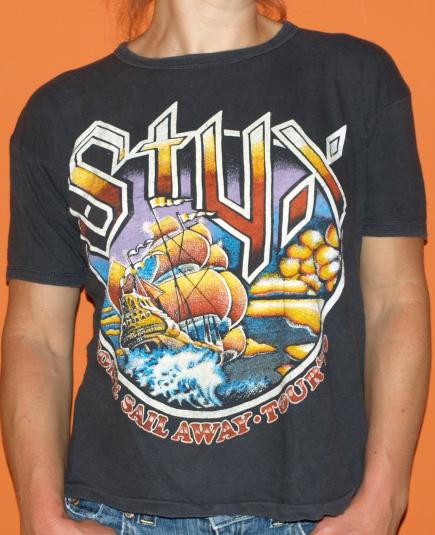 Vintage 1979 STYX Come Sail Away Concert Tour T-Shirt 1970’s