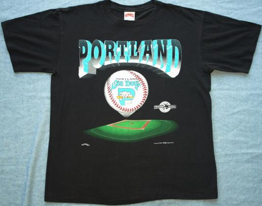 Vintage 1990s Portland Sea Dogs Minor League Baseball T-Shir