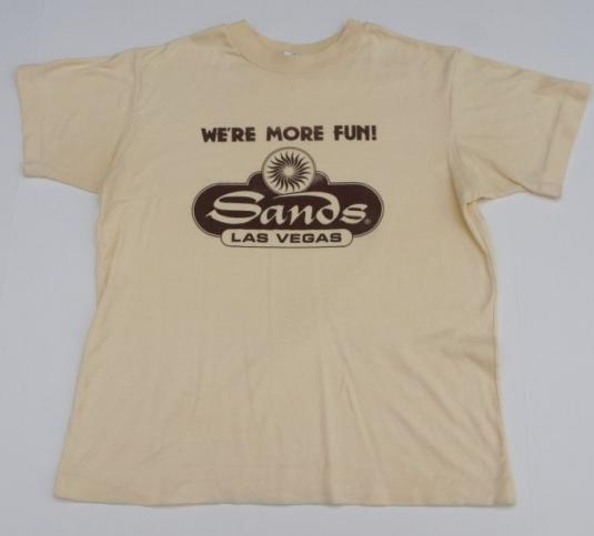 Vintage 1980s THE SANDS Casino Las Vegas Nevada Shirt