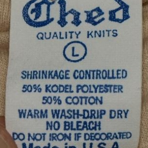 Vintage 1980's North Carolina Beige T-Shirt Soft Thin