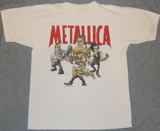 Vintage 1996 Metallica Concert Tour T-Shirt Heavy Metal 90s