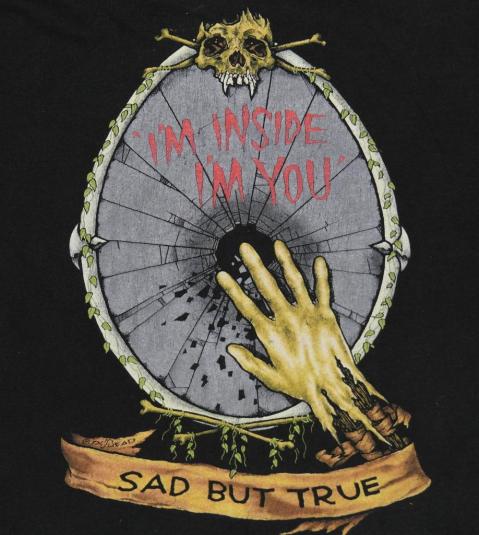VTG METALLICA Sad But True I’m Inside You Pushead T-Shirt