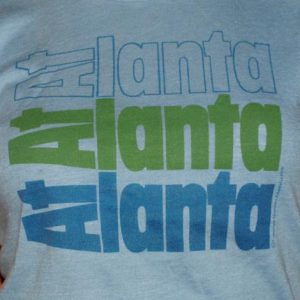 Vintage 1970's ATLANTA T-Shirt 1979 Screen Stars