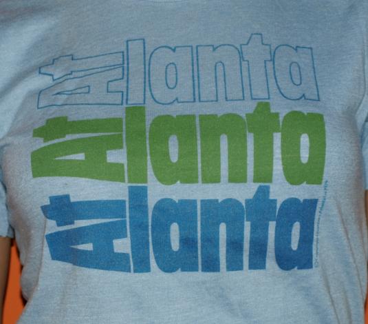 Vintage 1970’s ATLANTA T-Shirt 1979 Screen Stars