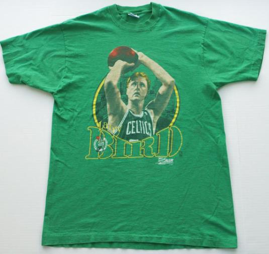 Vintage 1990 Larry Bird Boston Celtic NBA T Shirt