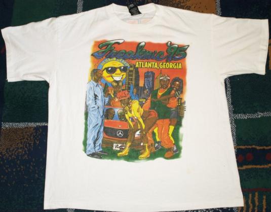 Vintage 1995 Atlanta Freaknik Hip-Hop T-shirt Tupac