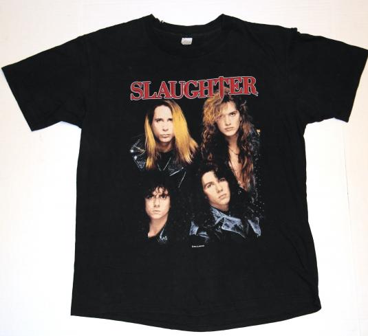 Vintage SLAUGHTER Up All F**king Night Tour T-Shirt