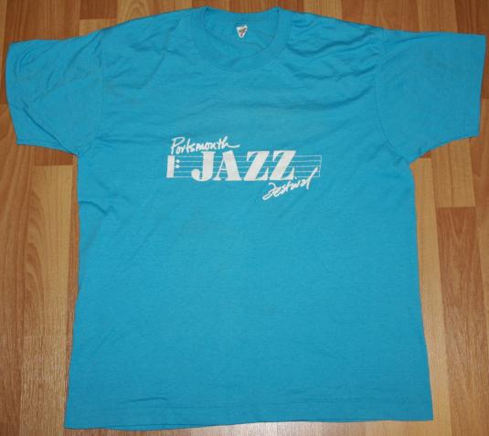 Vintage 80s Portsmouth Jazz Festival Heineken Beer T-Shirt