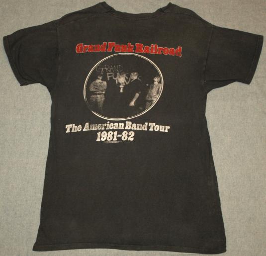 VTG 1981 Grand Funk Railroad American Band tour T-shirt