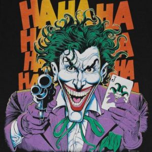 Vintage 1980s The Joker Batman Ha Ha Ha T-Shirt Never Worn